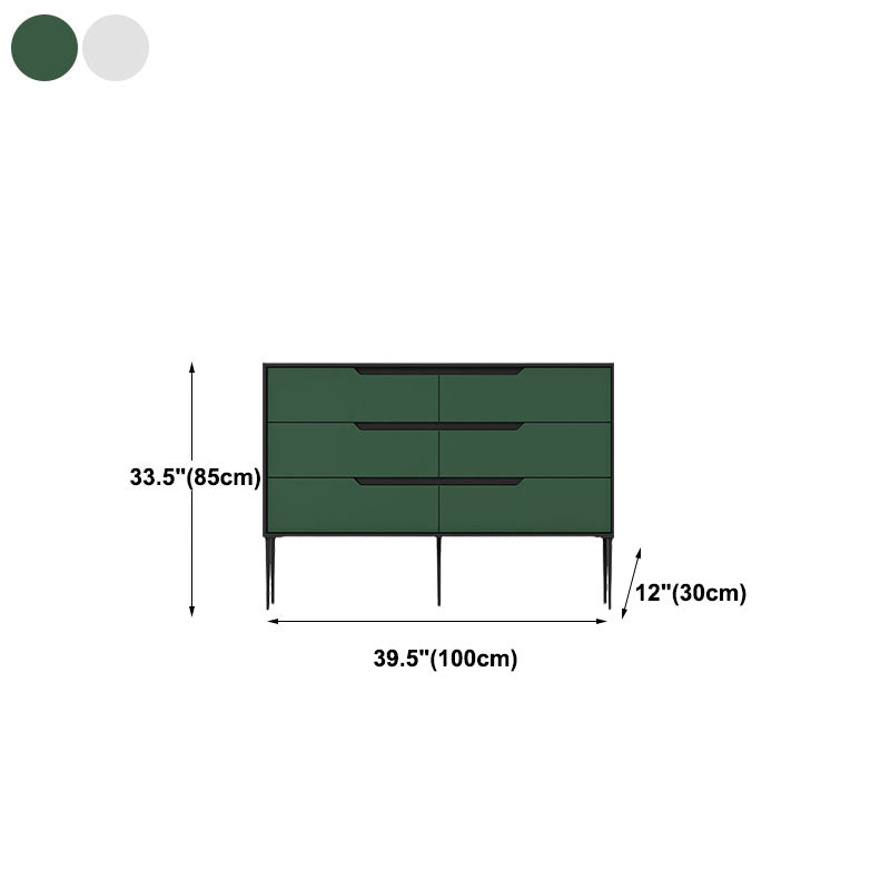 Contemporary Horizontal Wood Dresser Bedroom Lingerie Chest Dresser with Drawer