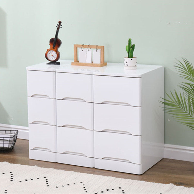 Contemporary Vertical Wood Dresser Bedroom Lingerie Chest Dresser with 3 Drawers