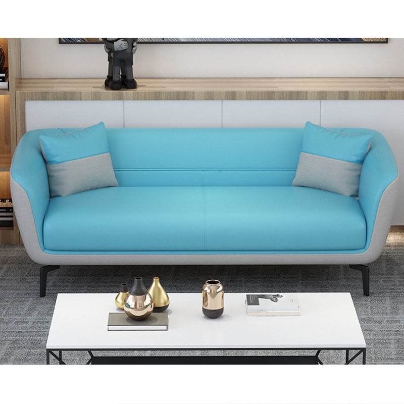 Contemporary Tight Back Leather Settee Couch for 1/2/3 People