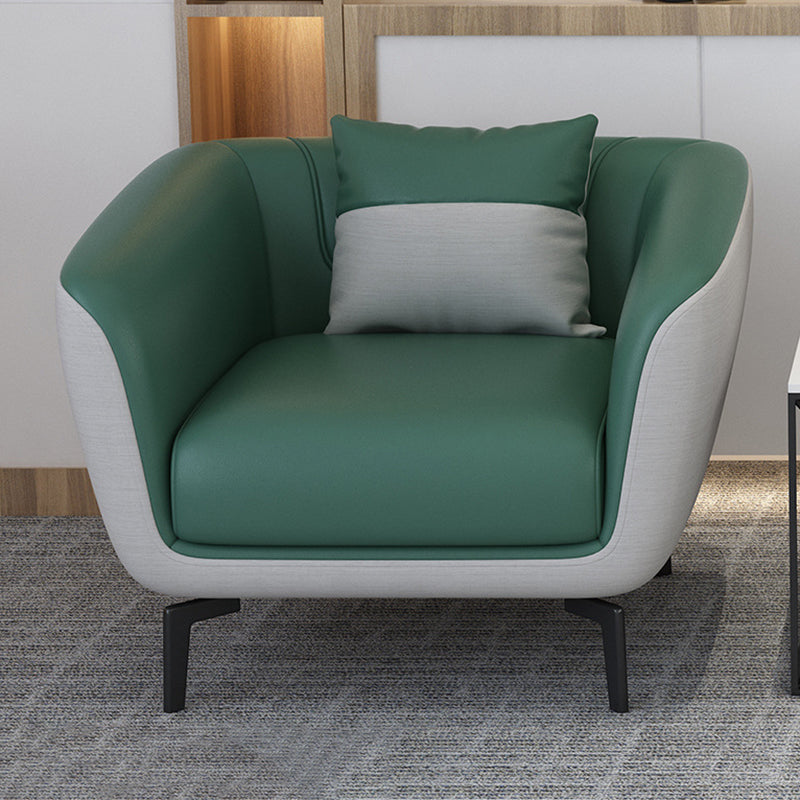 Contemporary Tight Back Leather Settee Couch for 1/2/3 People