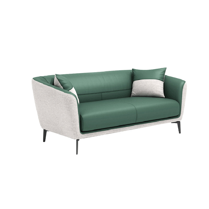 Contemporary Tight Back Leather Settee Couch for 1/2/3 People