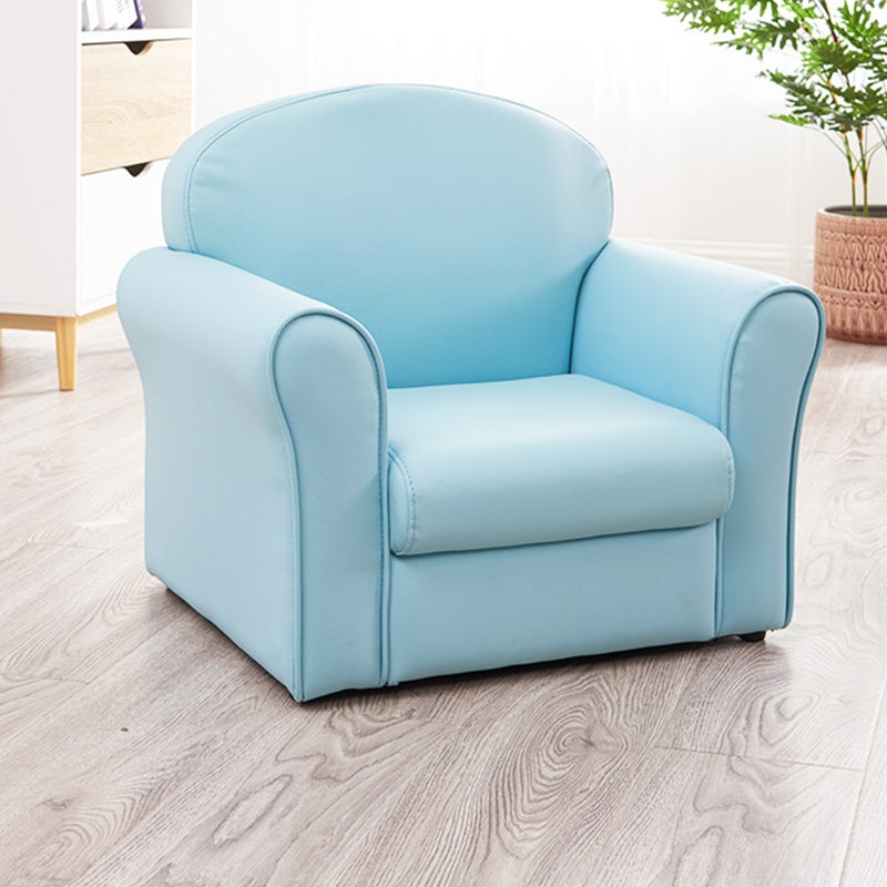 Contemporary Tight Back Standard Rolled Arm Settee Couch for Children