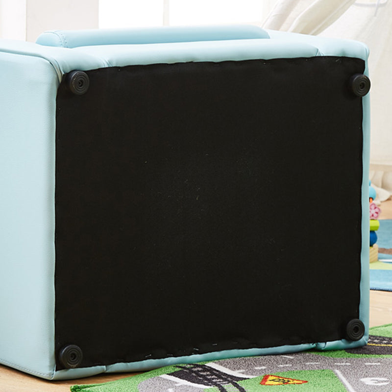 Contemporary Tight Back Standard Rolled Arm Settee Couch for Children
