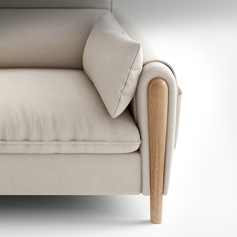 Stationary Living Room Pillow Top Arm Standard Cushions Contemporary Sofa