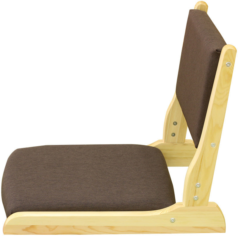 Linen Armless Chair 16.92" L x 20.47" W x 17.71" H Adjustable Chair for Bedroom