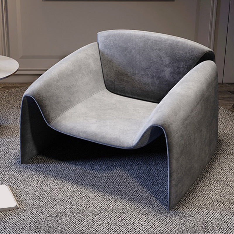 Velvet Arms Included Chair 35"L x 28.3"W x 24.4"H Chair for Living Room