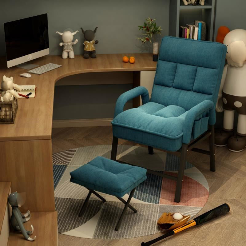 Modern Padded Arms Working Chair Adjustable Back Home Office Chair