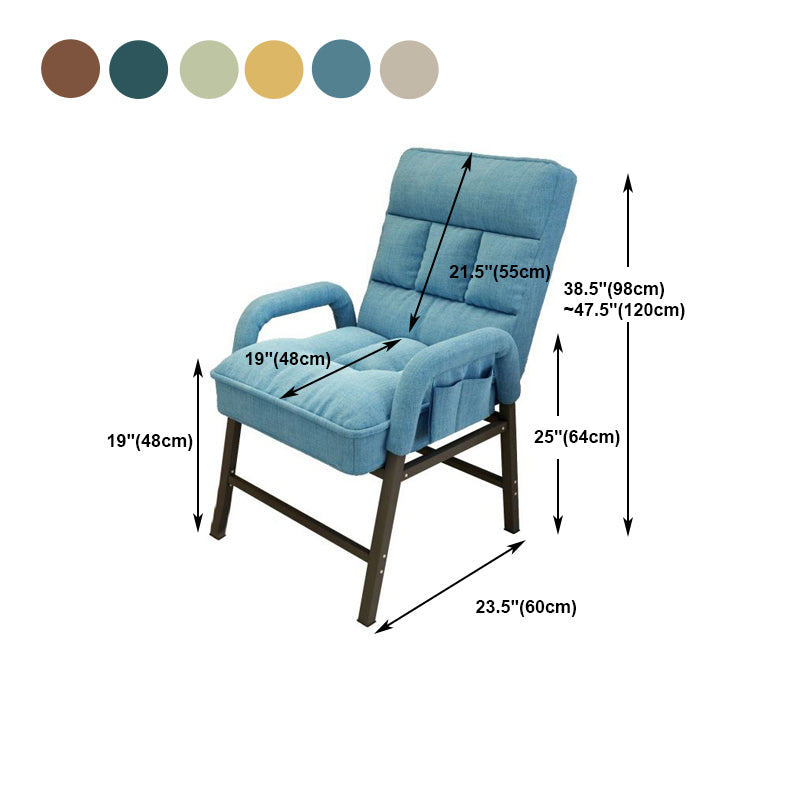 Modern Padded Arms Working Chair Adjustable Back Home Office Chair