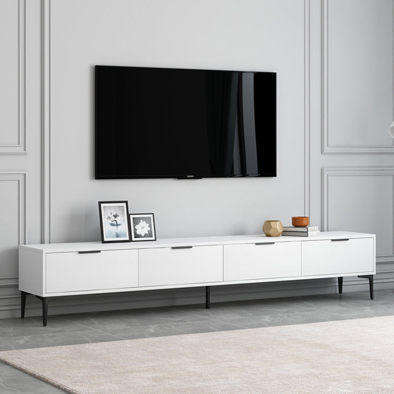 Modern Enclosed TV Storage Home Rectangle TV Cabinet with Splayed Legs