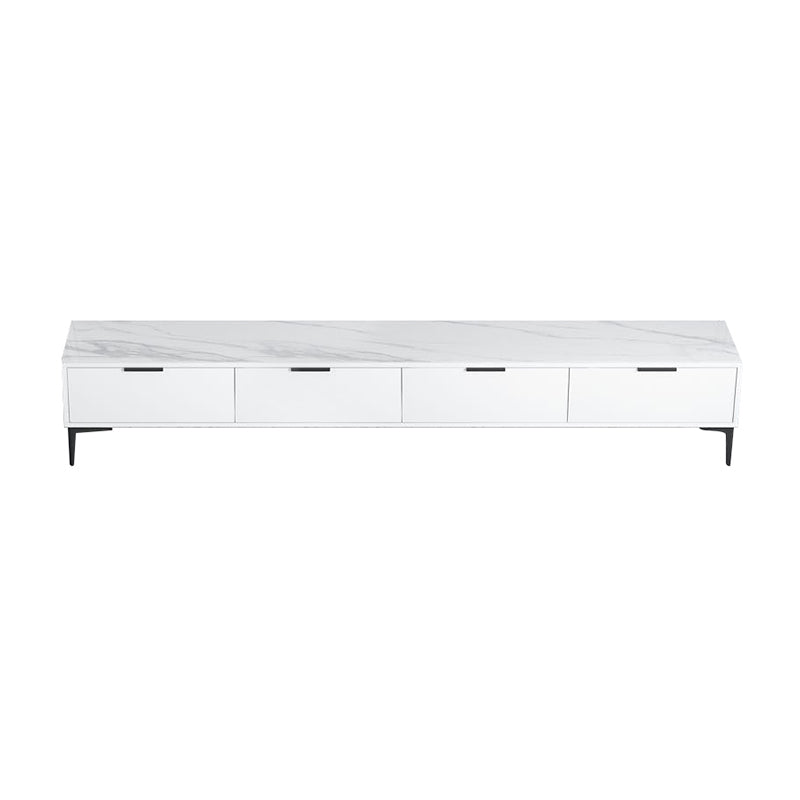 Modern Enclosed TV Storage Home Rectangle TV Cabinet with Splayed Legs