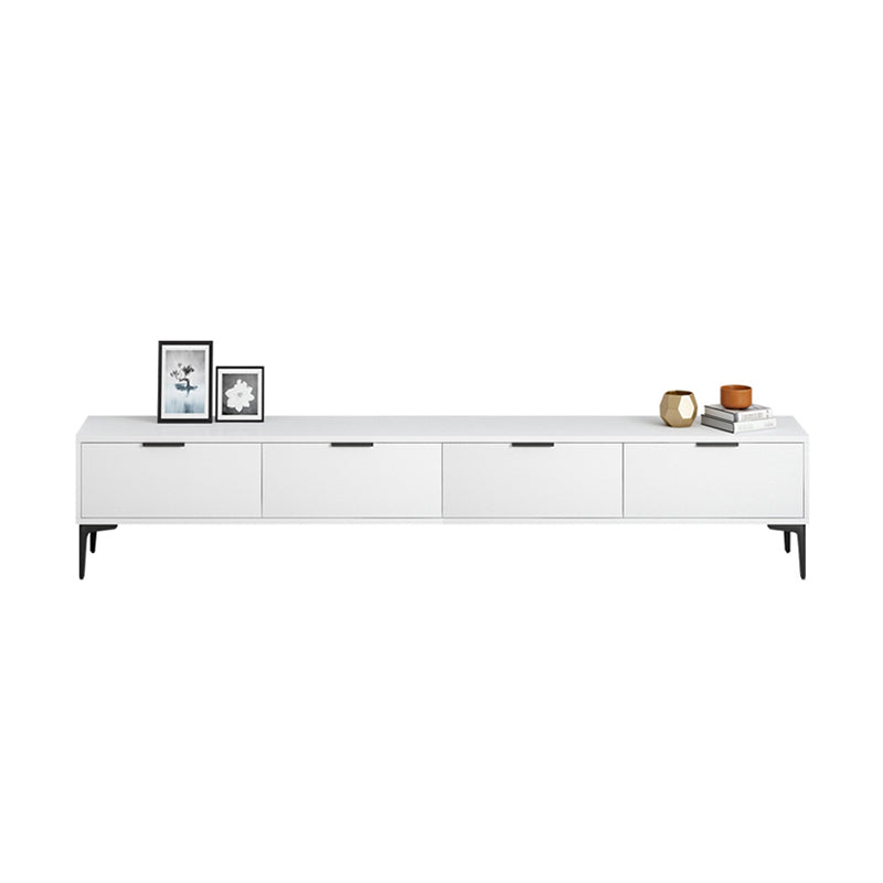 Modern Enclosed TV Storage Home Rectangle TV Cabinet with Splayed Legs