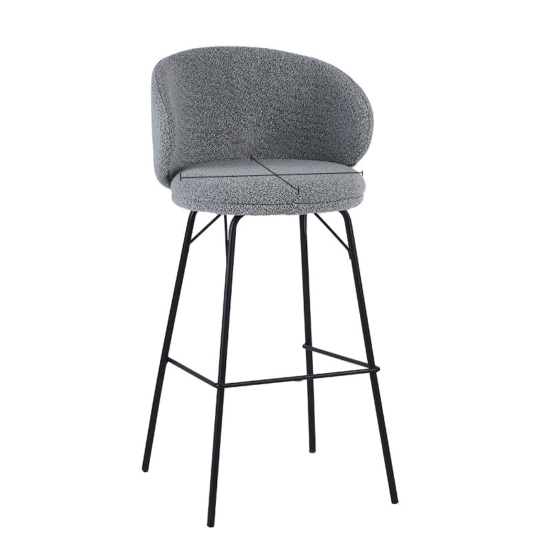 Contemporary Style Bar-stool Metal Counter Bar Stool for Kitchen