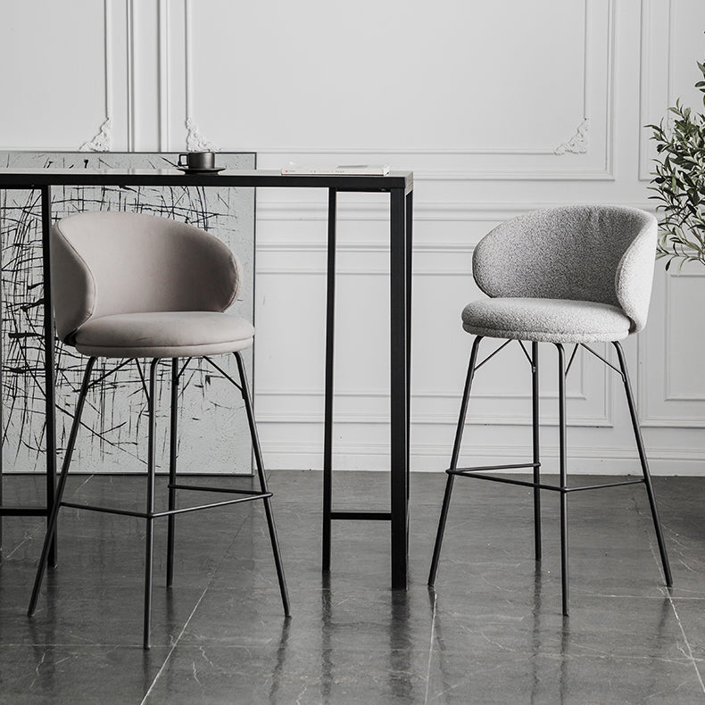 Contemporary Style Bar-stool Metal Counter Bar Stool for Kitchen