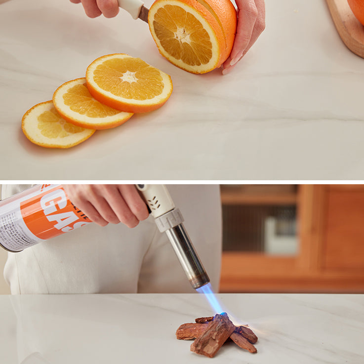 Modern Rectangle Dining Table Sintered Stone Top Table with 4 Wood Legs