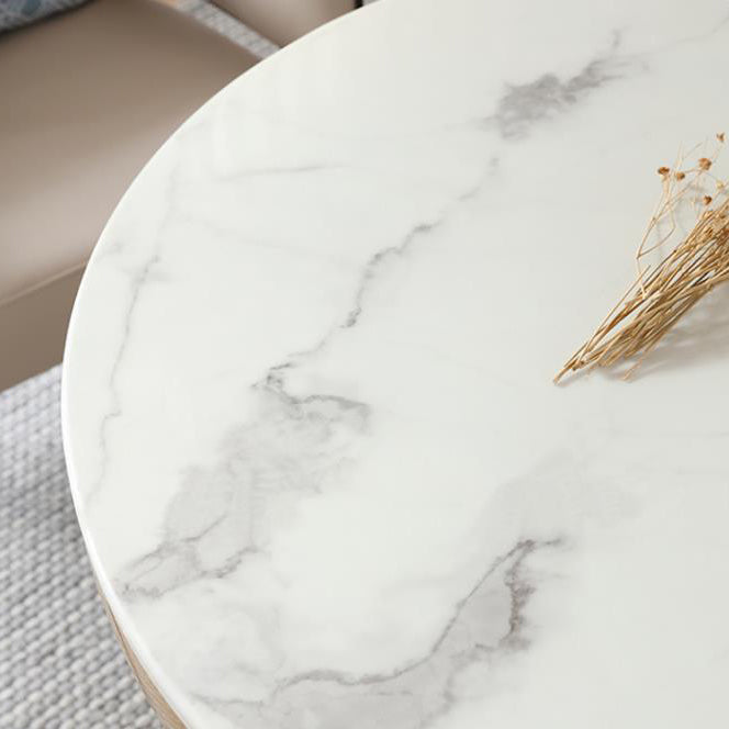 Stone and Steel Dining Site Table Traditional Luxury Round Dining Table