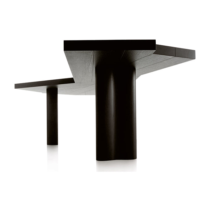 Modern Black and Bround in Wood Counter Table Specialty Dining Table for Kitchen
