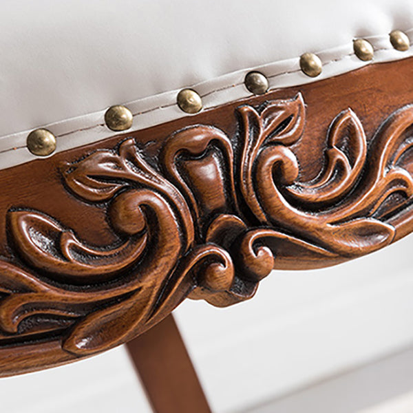 Medieval Modern Rubber Wood Dining Table for Restaurant Rectangle Table with 4 Legs