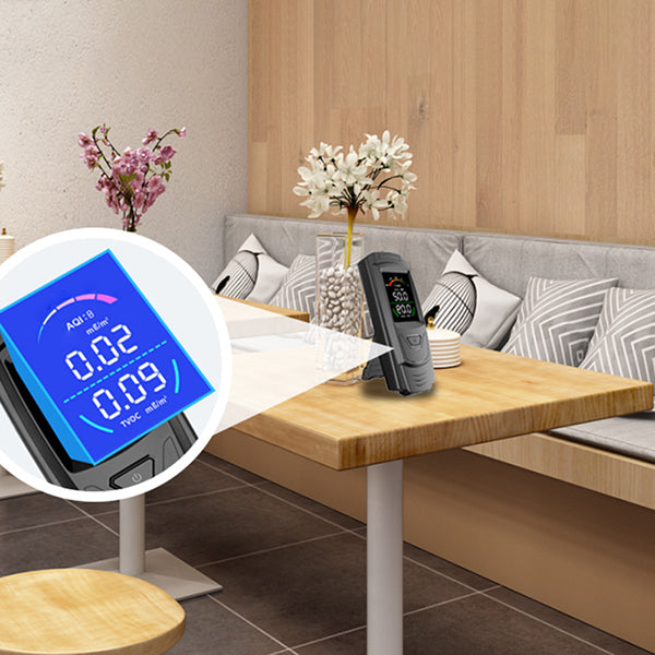 Industrial Pine Wood Table for Restaurant Dining Table with Metal Pedestal Base