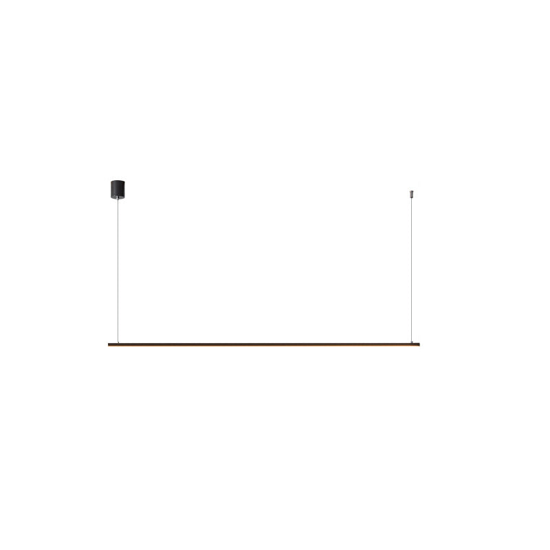 Linear Shape Island Pendant Light Contemporary Style Metal 1 Light Hanging Island Light