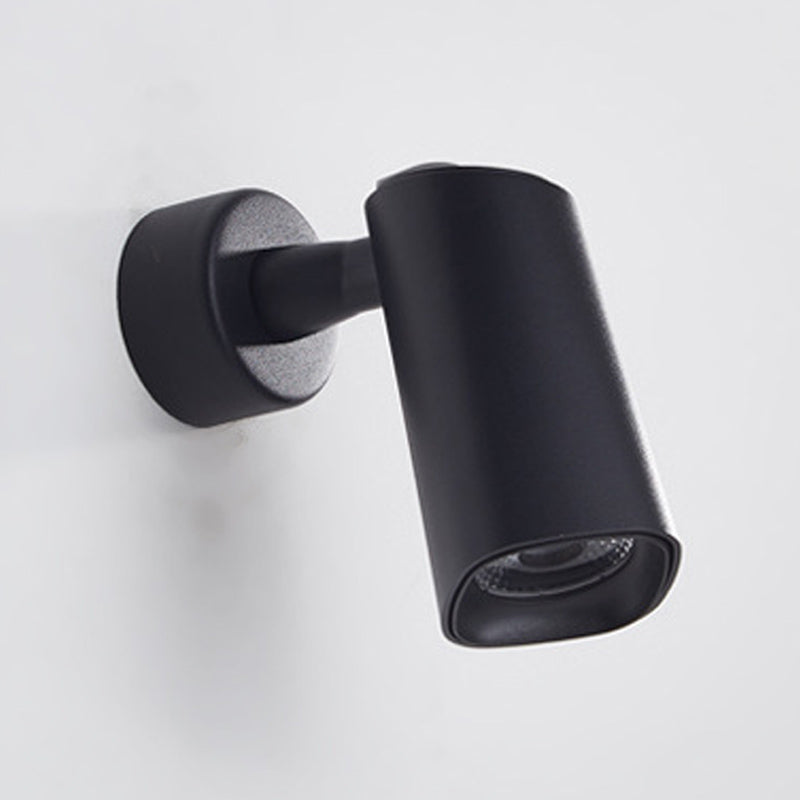 Modern Style Cylinder Wall Sconces Metal 1 Light Wall Mounted Reading Lights