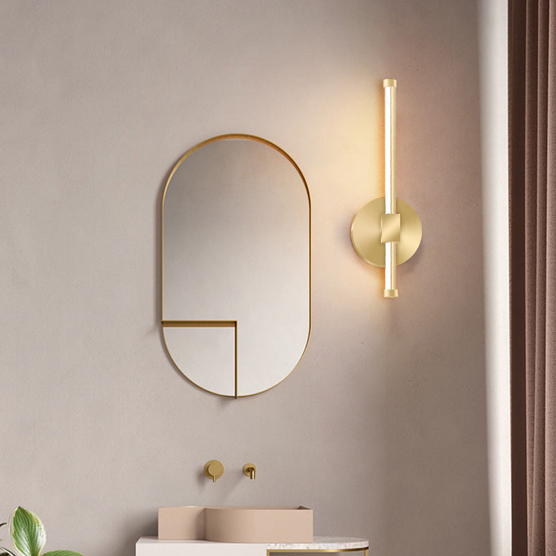 Modern Style Linear Wall Sconces Metal Multi Lights LED Light Fixture