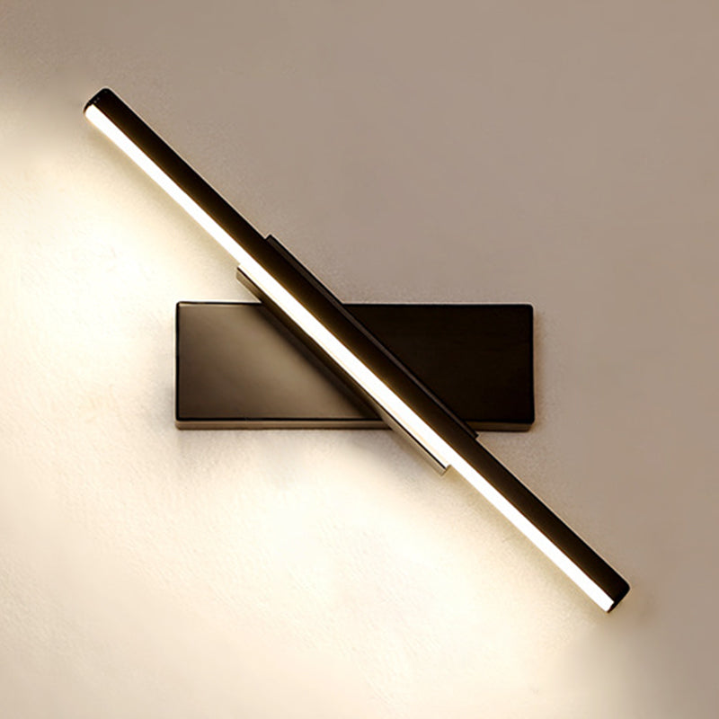 Modern Style Wall Mount Light Rotatable LED Wall Light with Silica Gel Shade for Bedroom