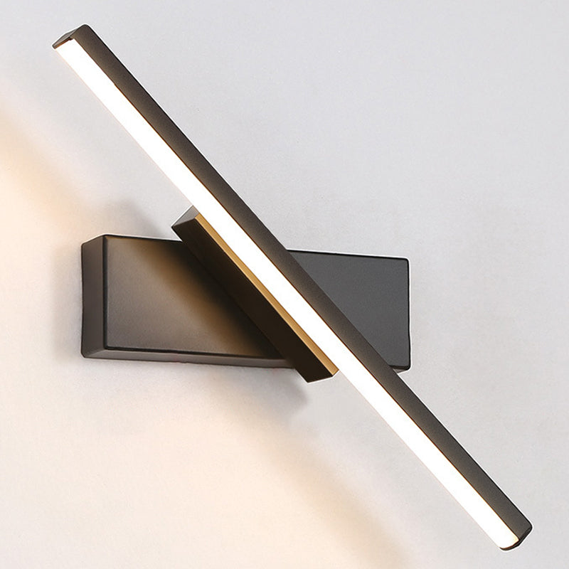 Modern Style Wall Mount Light Rotatable LED Wall Light with Silica Gel Shade for Bedroom