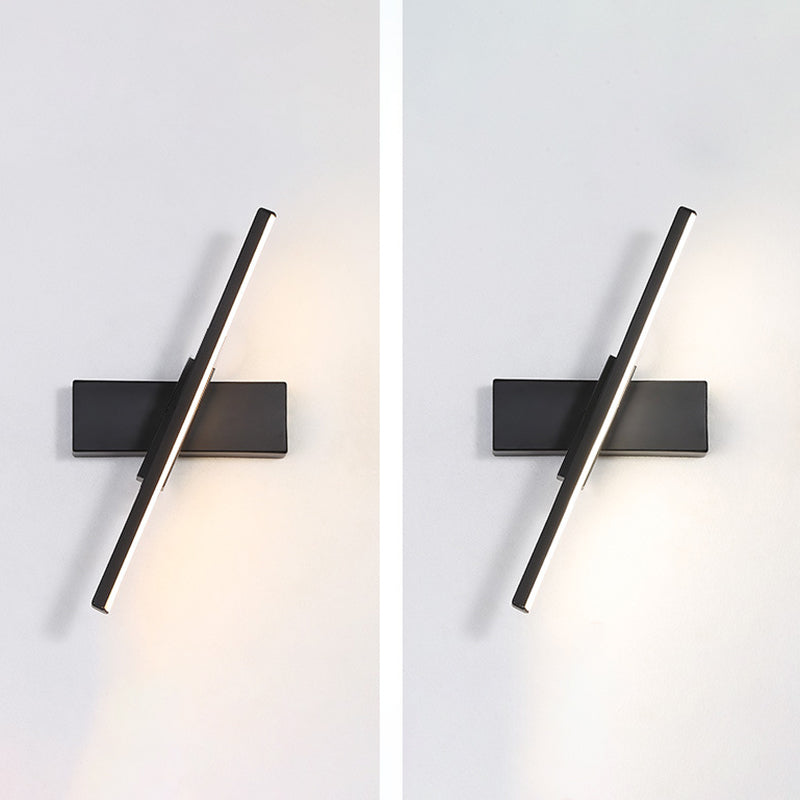 Modern Style Wall Mount Light Rotatable LED Wall Light with Silica Gel Shade for Bedroom