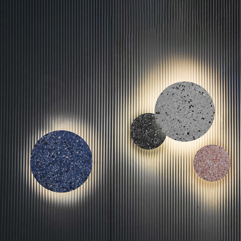 Stone Wall Mount Light Modern Style LED Wall Light for Living Room