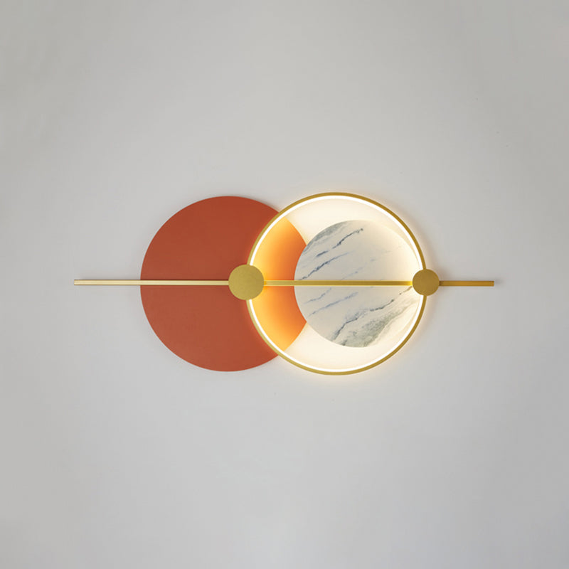 Macaron LED Wall Mount Light 1-Light Wall Light with Silica Gel Shade for Bedroom