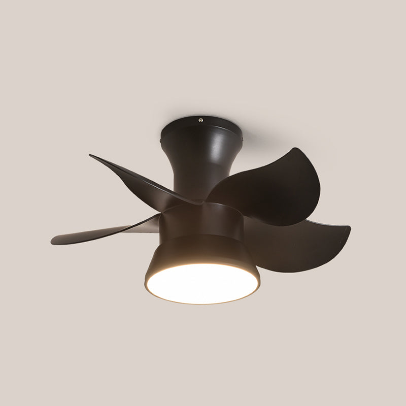 Metal Ceiling Fan Light Modern Style 1 Light Ceiling Fan Light for Children's Room