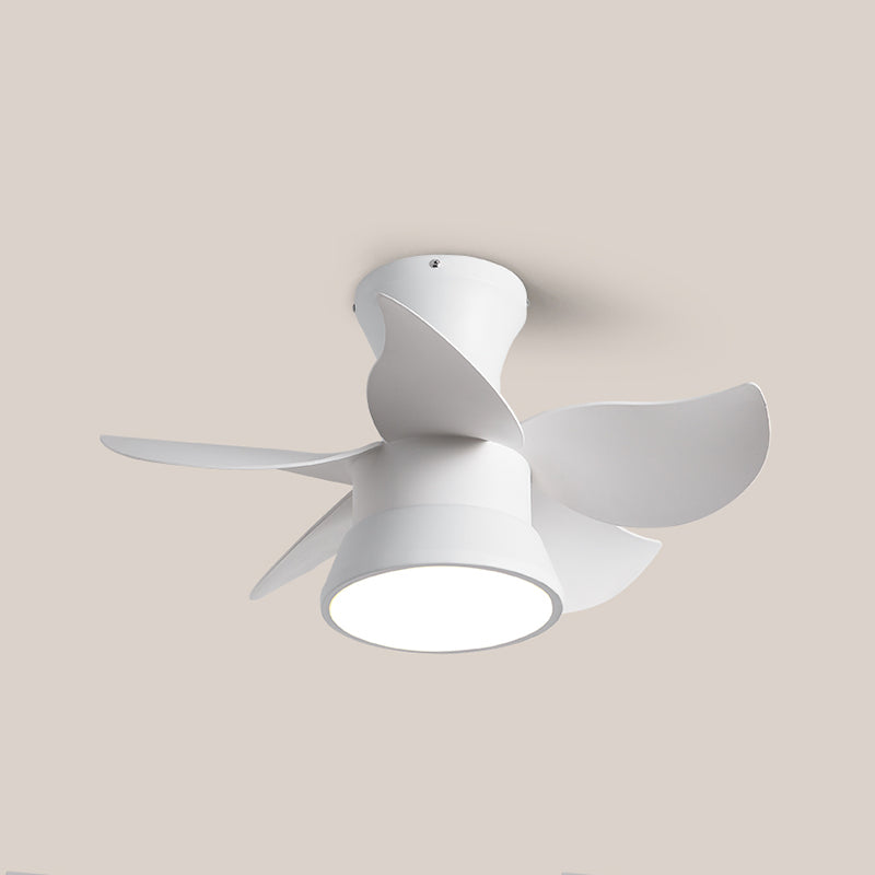 Metal Ceiling Fan Light Modern Style 1 Light Ceiling Fan Light for Children's Room