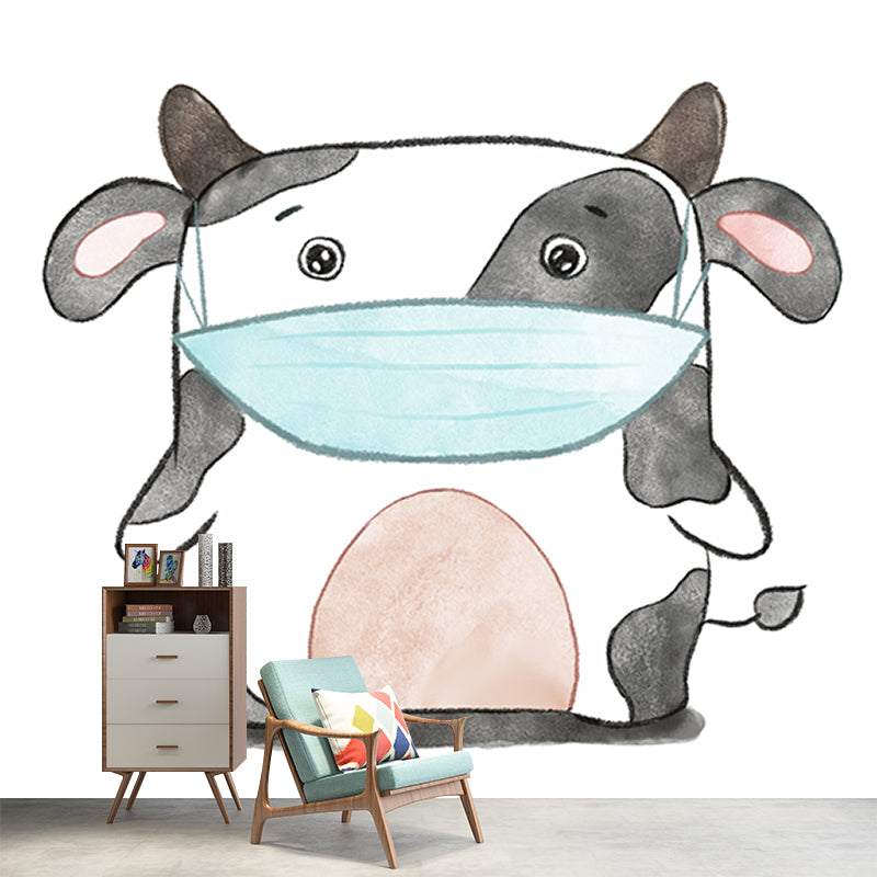 Illustration Animals Mural Mildew Resistant Wallpaper Sleeping Room Wall Mural