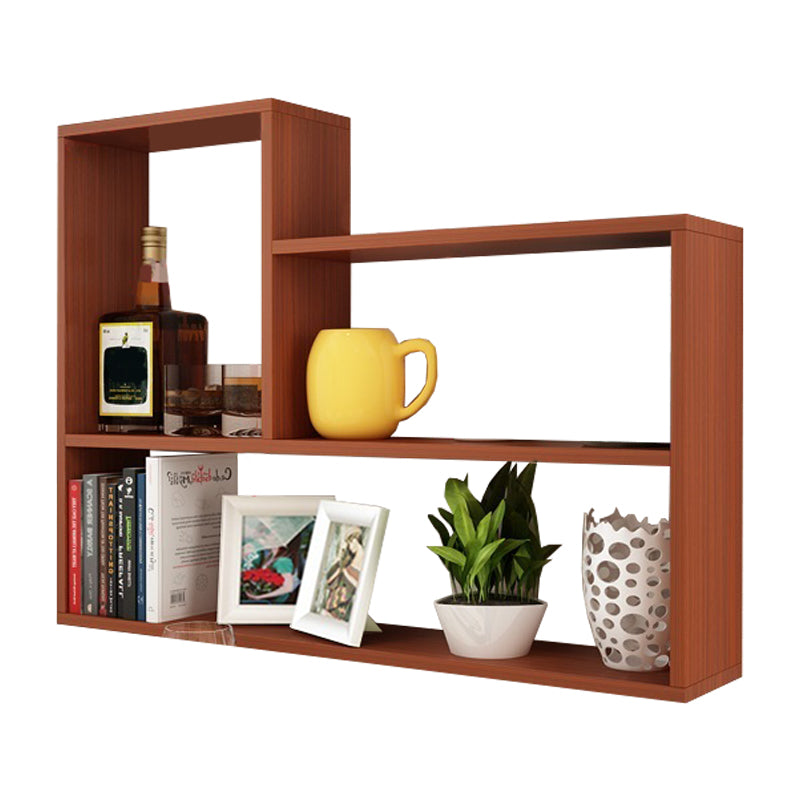 Wall Mounted Bookshelf Scandinavian Style Bookcase for Home and Study Room