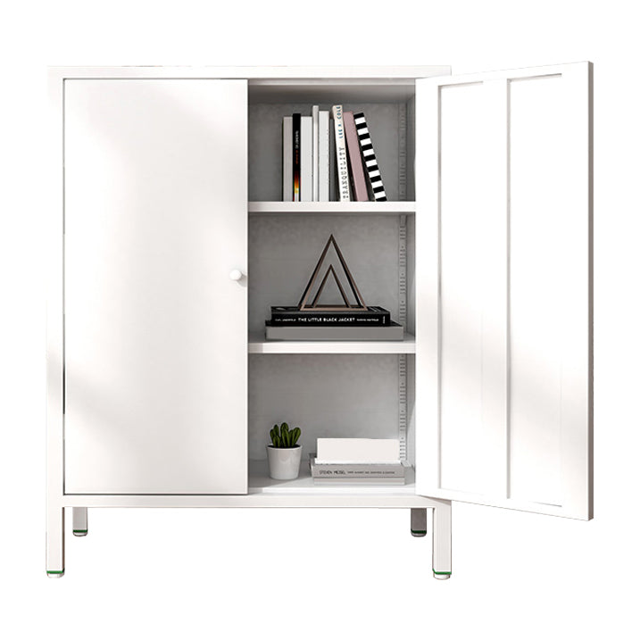 13.78"W Bookshelf Scandinavian Style Bookcase with Door for Home Office