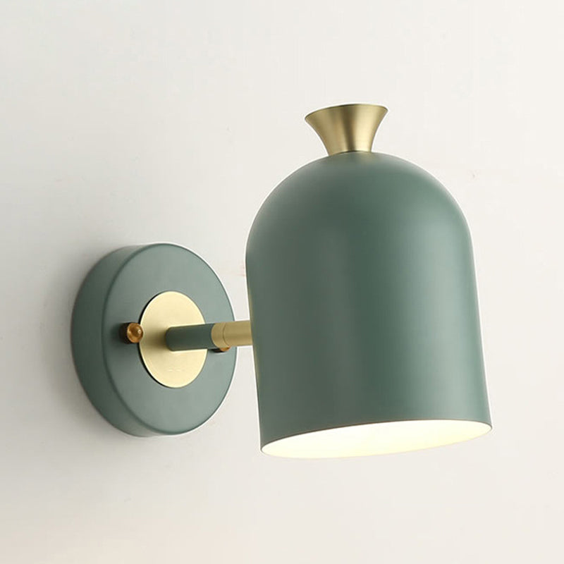 Minimalist Wall Sconce Lighting Household Colorful Metal Shade Wall Lighting Fixtures