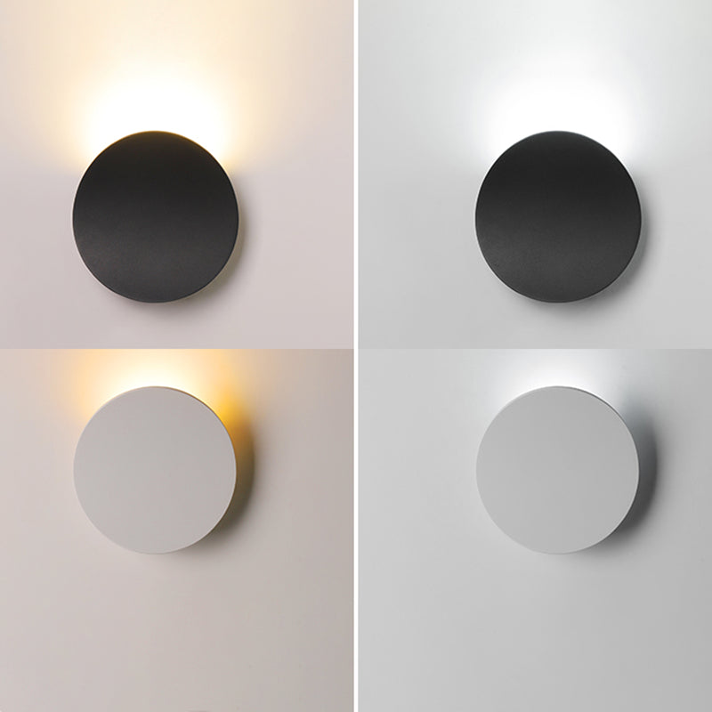 Metal Geometry Shape Wall Lights Modern Style 1 Light Wall Mount Fixture for Living Room