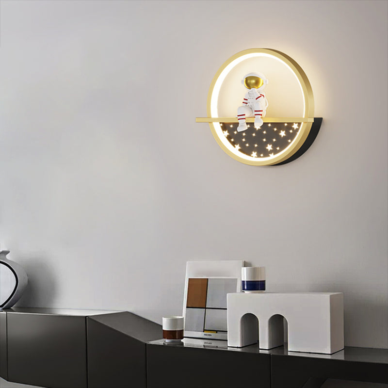 Simple LED Wall Mount Light Modern Style Wall Light with Acrylic Shade for Bedroom