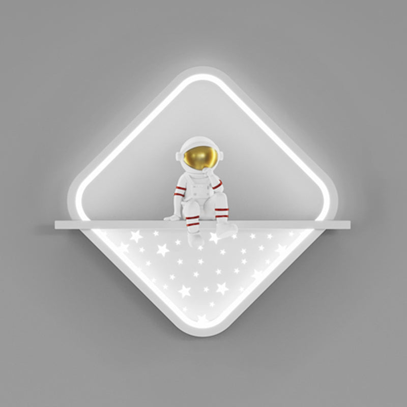 Simple LED Wall Mount Light Modern Style Wall Light with Acrylic Shade for Bedroom