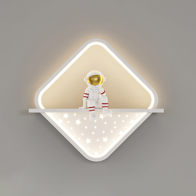 Simple LED Wall Mount Light Modern Style Wall Light with Acrylic Shade for Bedroom