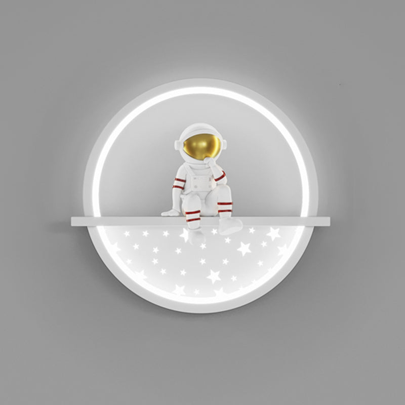 Simple LED Wall Mount Light Modern Style Wall Light with Acrylic Shade for Bedroom