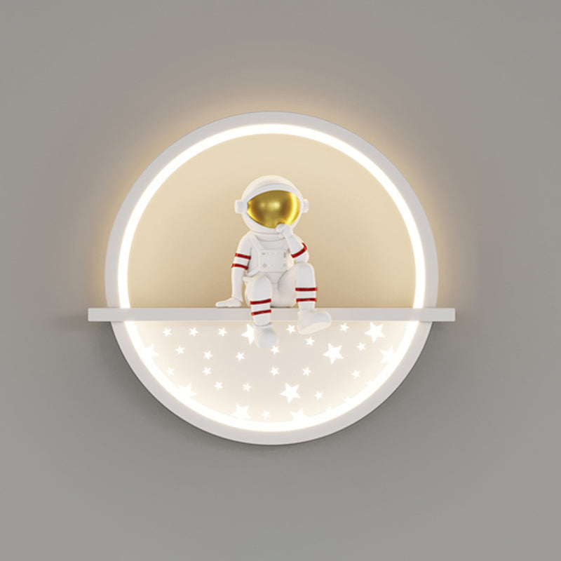 Simple LED Wall Mount Light Modern Style Wall Light with Acrylic Shade for Bedroom