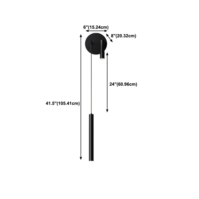 Modernist Wall Light Fixture Metal Reading Sconce Light for Bedroom