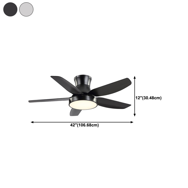 Unique Shape Metal Ceiling Fan Lighting Kids Style 1 Light Ceiling Fan Lamp