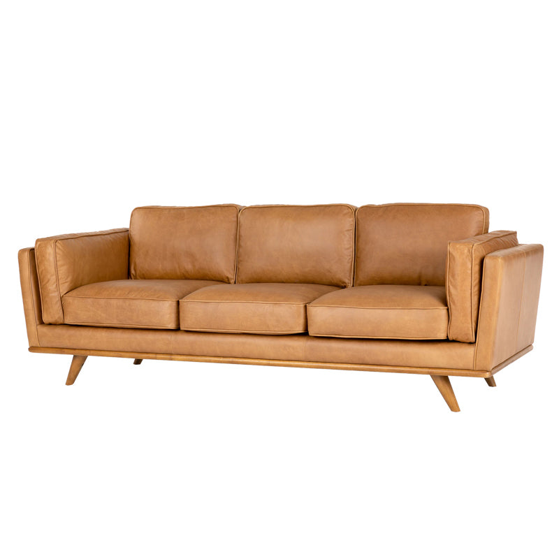 Fabric Pillow Top Arm Sofa 31.5"High Cushion Back Sectional Sofa,Brown
