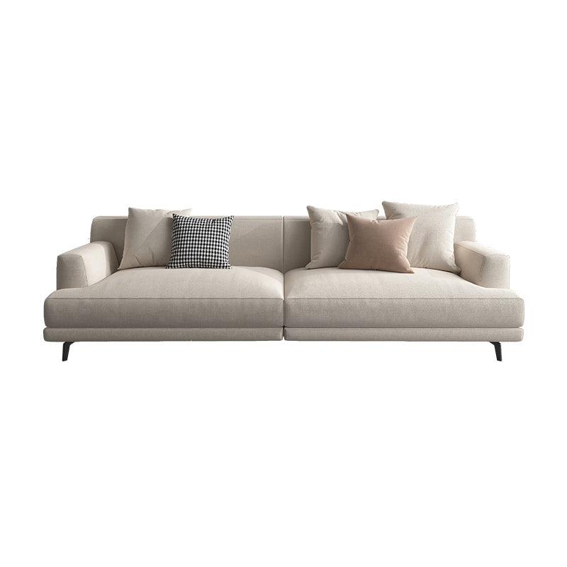 Stain Resistant Stationary Living Room Recessed Arm Standard Seating