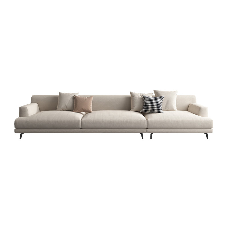 Stain Resistant Stationary Living Room Recessed Arm Standard Seating