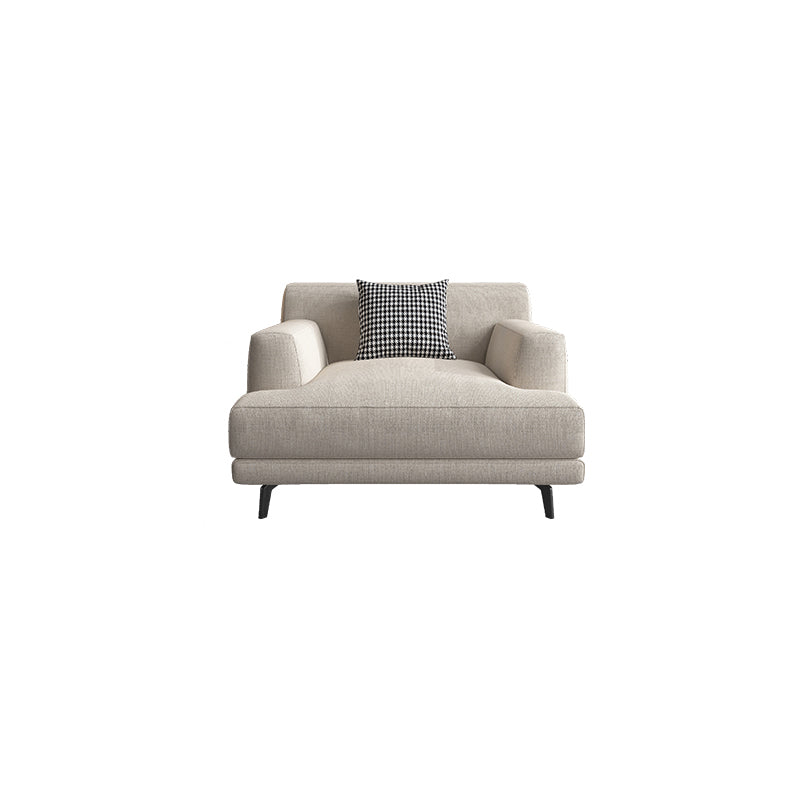 Stain Resistant Stationary Living Room Recessed Arm Standard Seating