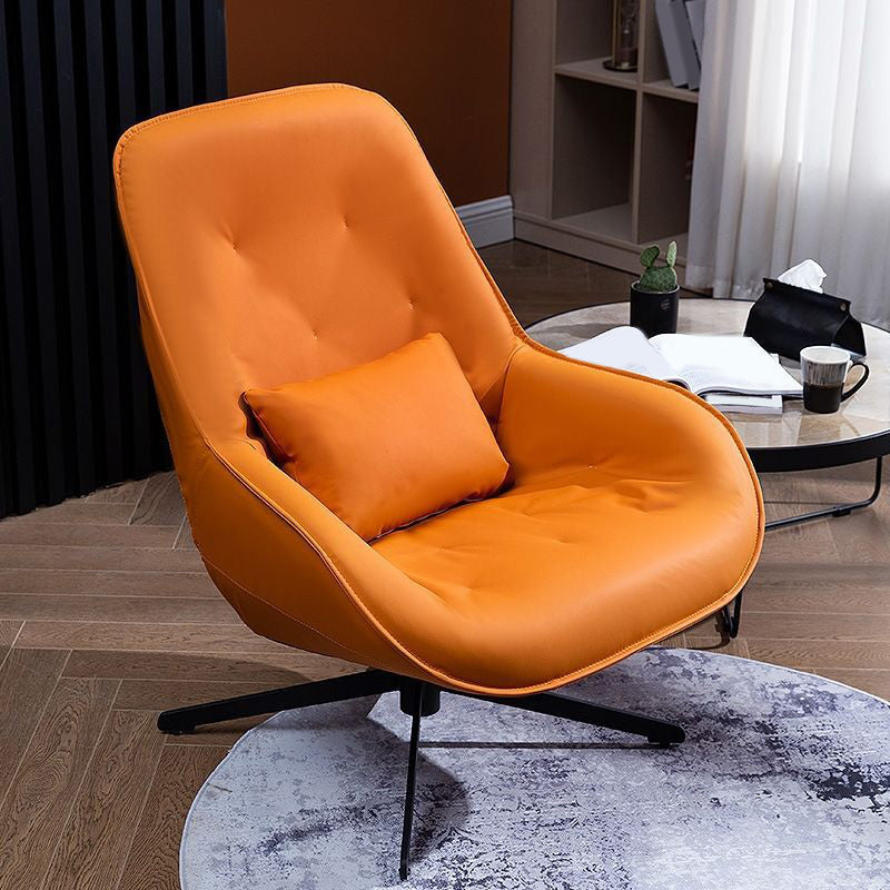 22.44"Wide*22.44"Deep Bonded Leather Armless Chair with Spider Base