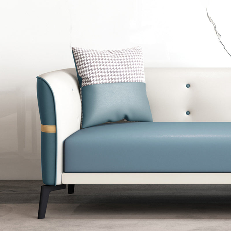 Nordic Faux Leather Waterproof Sofa Tight Back Sette for Apartment